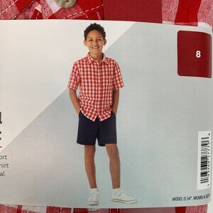 Member's Mark 2-pk Outfit Boys Youth 8 Red White Shirt and Blue Shorts Set 8